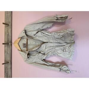 Ruff Hewn Women's Utility Jacket Medium Beige